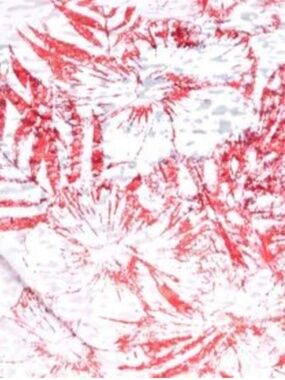 SHORT SLEEVE T-SHIRT, LOLLIPOP PINK, SIZE 3X, PRINTED BURNOUT, COTTON/POLYESTER,